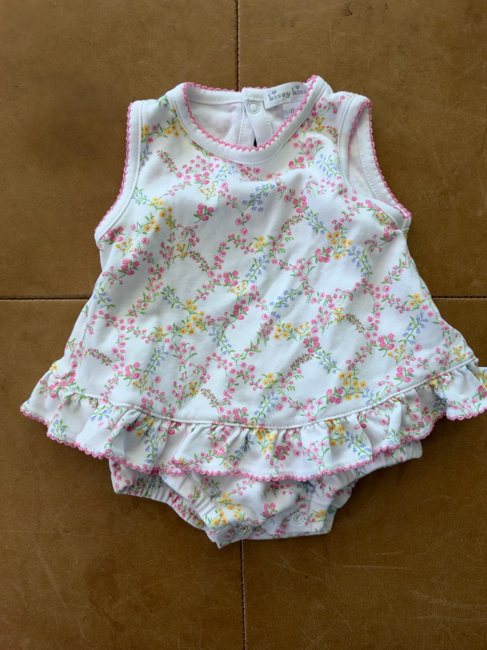 Kissy Kissy Pima Cotton Romper 0-3M